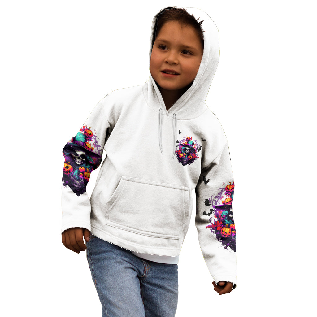 The Good Girl In Me Halloween Witch Kid Hoodie - Wonder Print Shop