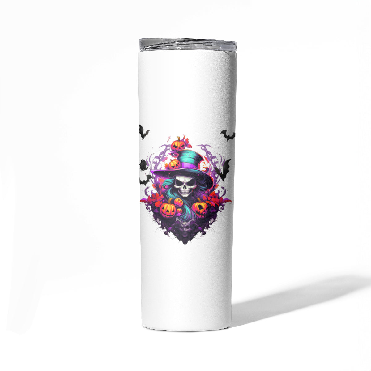 The Good Girl In Me Halloween Witch Skinny Tumbler - Wonder Print Shop