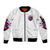 The Good Girl In Me Halloween Witch Sleeve Zip Bomber Jacket - Wonder Print Shop