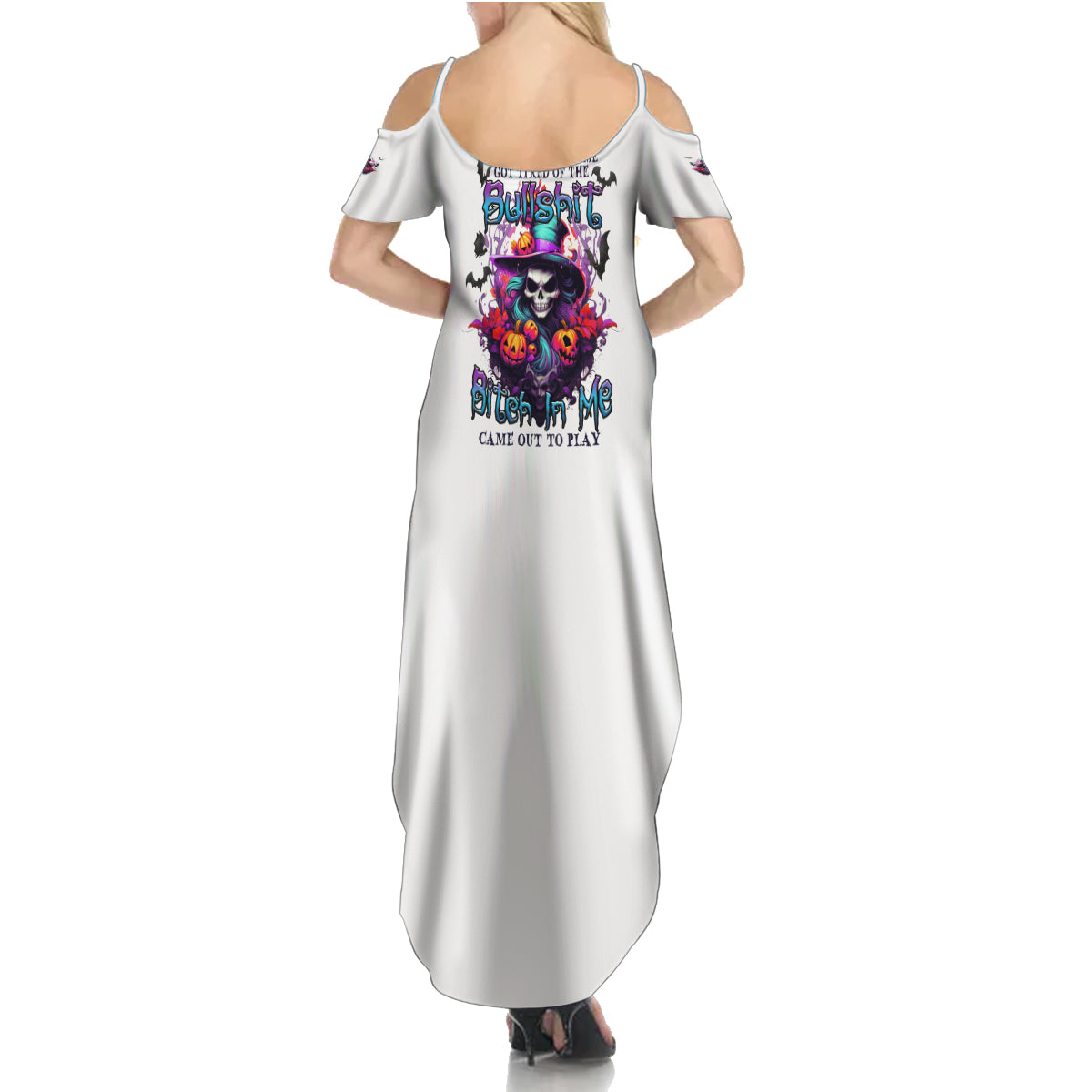 The Good Girl In Me Halloween Witch Summer Maxi Dress - Wonder Print Shop