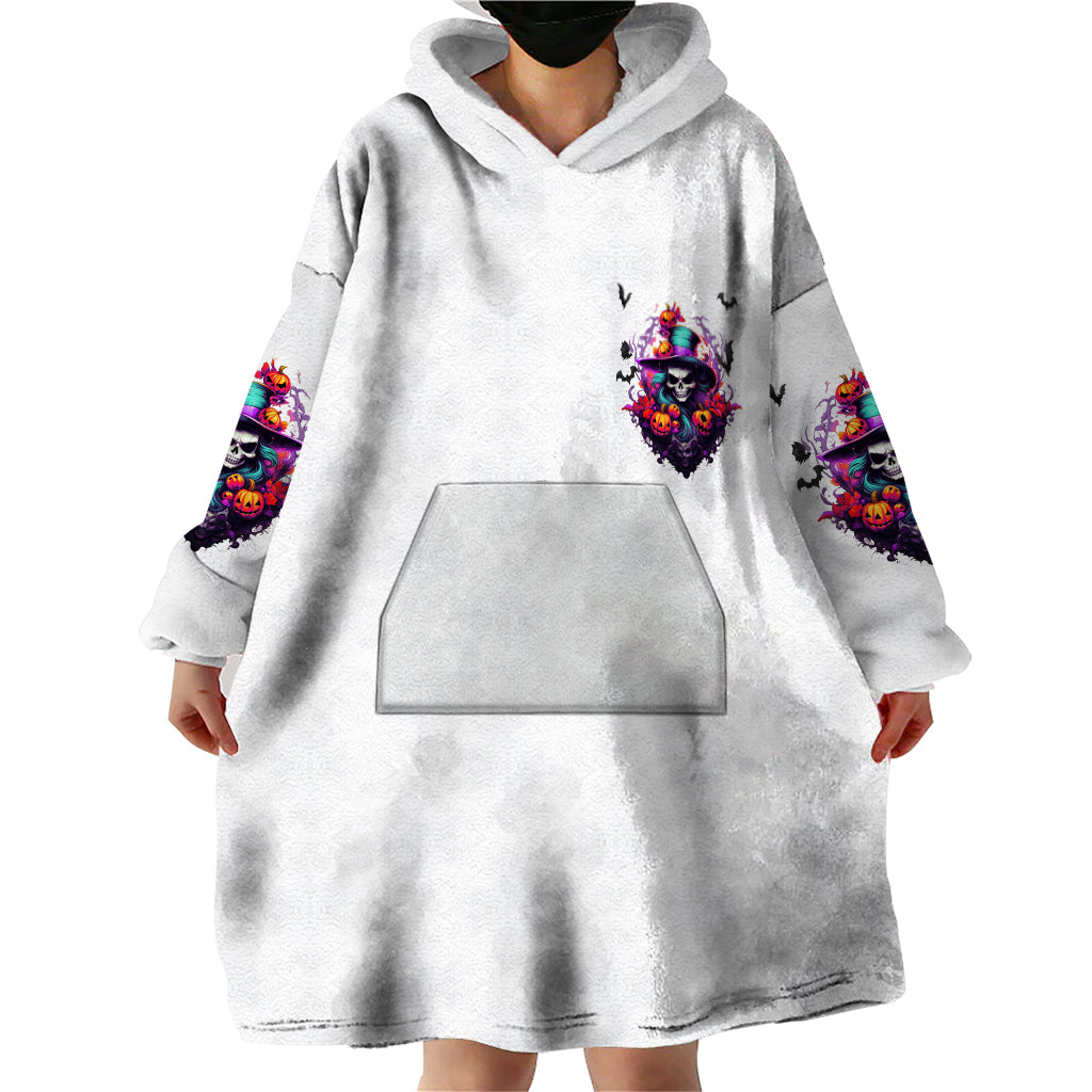 The Good Girl In Me Halloween Witch Wearable Blanket Hoodie - Wonder Print Shop
