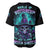 Buckle Up Buttercup Skull Witch Halloween Baseball Jersey - Wonder Print Shop