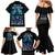 Buckle Up Buttercup Skull Witch Halloween Family Matching Mermaid Dress and Hawaiian Shirt - Wonder Print Shop