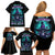 Buckle Up Buttercup Skull Witch Halloween Family Matching Off Shoulder Short Dress and Hawaiian Shirt - Wonder Print Shop