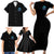 Buckle Up Buttercup Skull Witch Halloween Family Matching Short Sleeve Bodycon Dress and Hawaiian Shirt - Wonder Print Shop