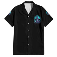 Buckle Up Buttercup Skull Witch Halloween Family Matching Short Sleeve Bodycon Dress and Hawaiian Shirt - Wonder Print Shop