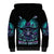 Buckle Up Buttercup Skull Witch Halloween Sherpa Hoodie - Wonder Print Shop