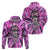 Fcks Cancer Skull Tie Dye Hoodie - Wonder Print Shop