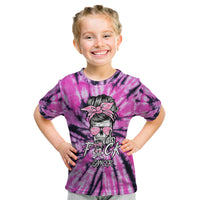 Fcks Cancer Skull Tie Dye Kid T Shirt - Wonder Print Shop