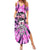 Fcks Cancer Skull Tie Dye Summer Maxi Dress - Wonder Print Shop