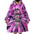 Fcks Cancer Skull Tie Dye Wearable Blanket Hoodie - Wonder Print Shop