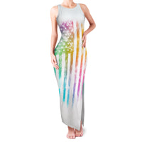 Fresh Out Of Fcks Messy Bun Tie Dye Family Matching Tank Maxi Dress and Hawaiian Shirt - Wonder Print Shop