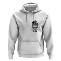 Fresh Out Of Fcks Messy Bun Tie Dye Hoodie - Wonder Print Shop