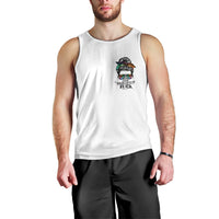 Fresh Out Of Fcks Messy Bun Tie Dye Men Tank Top - Wonder Print Shop