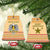 South Sudan Christmas Ceramic Ornament with Beige Tribal Pattern, National Emblem, and Green Star Motif - Wonder Print Shop