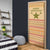 South Sudan Christmas Door Cover with Beige Tribal Pattern, National Emblem, and Green Star Motif - Wonder Print Shop