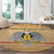 South Sudan Christmas Round Carpet with Beige Tribal Pattern, National Emblem, and Green Star Motif - Wonder Print Shop
