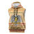 South Sudan Christmas Sleeveless Zip Hoodie with Beige Tribal Pattern, National Emblem, and Green Star Motif - Wonder Print Shop