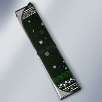 South Sudan Christmas Auto Sun Shade with National Map, Flag Colors, and Sleeping Rhino Motif - Wonder Print Shop