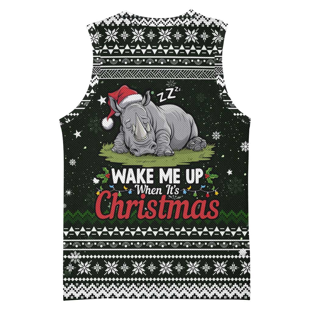 South Sudan Christmas Basketball Jersey with National Map, Flag Colors, and Sleeping Rhino Motif - Wonder Print Shop