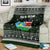 South Sudan Christmas Blanket with National Map, Flag Colors, and Sleeping Rhino Motif - Wonder Print Shop