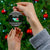 South Sudan Christmas Ceramic Ornament with National Map, Flag Colors, and Sleeping Rhino Motif - Wonder Print Shop