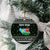 South Sudan Christmas Ceramic Ornament with National Map, Flag Colors, and Sleeping Rhino Motif - Wonder Print Shop
