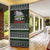 South Sudan Christmas Door Cover with National Map, Flag Colors, and Sleeping Rhino Motif - Wonder Print Shop