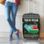 South Sudan Christmas Luggage Cover with National Map, Flag Colors, and Sleeping Rhino Motif - Wonder Print Shop