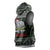 South Sudan Christmas Sleeveless Hoodie with National Map, Flag Colors, and Sleeping Rhino Motif - Wonder Print Shop