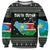 South Sudan Christmas Sweatshirt with National Map, Flag Colors, and Sleeping Rhino Motif - Wonder Print Shop