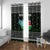 South Sudan Christmas Window Curtain with National Map, Flag Colors, and Sleeping Rhino Motif - Wonder Print Shop