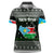 South Sudan Christmas Women Polo Shirt with National Map, Flag Colors, and Sleeping Rhino Motif - Wonder Print Shop