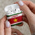 Suriname Christmas AirPods Case with Red-Green Knit Pattern, Yellow Star, and Santa Leopard Motif - Wonder Print Shop