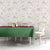 Suriname Christmas Tablecloth with Red-Green Knit Pattern, Yellow Star, and Santa Leopard Motif - Wonder Print Shop