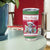 Suriname Christmas Tumbler Cup with Red-Green Knit Pattern, Yellow Star, and Santa Leopard Motif - Wonder Print Shop