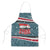 Syria Christmas Apron with National Flag Motif, Coat of Arms Eagle, and Festive Snowflake Pattern - Wonder Print Shop