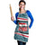 Syria Christmas Apron with National Flag Motif, Coat of Arms Eagle, and Festive Snowflake Pattern - Wonder Print Shop
