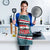 Syria Christmas Apron with National Flag Motif, Coat of Arms Eagle, and Festive Snowflake Pattern - Wonder Print Shop