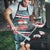 Syria Christmas Apron with National Flag Motif, Coat of Arms Eagle, and Festive Snowflake Pattern - Wonder Print Shop
