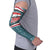 Syria Christmas Arm Sleeves with National Flag Motif, Coat of Arms Eagle, and Festive Snowflake Pattern - Wonder Print Shop