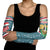 Syria Christmas Arm Sleeves with National Flag Motif, Coat of Arms Eagle, and Festive Snowflake Pattern - Wonder Print Shop