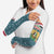 Syria Christmas Arm Sleeves with National Flag Motif, Coat of Arms Eagle, and Festive Snowflake Pattern - Wonder Print Shop