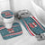 Syria Christmas Bathroom Set with National Flag Motif, Coat of Arms Eagle, and Festive Snowflake Pattern - Wonder Print Shop
