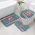 Syria Christmas Bathroom Set with National Flag Motif, Coat of Arms Eagle, and Festive Snowflake Pattern - Wonder Print Shop