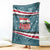 Syria Christmas Blanket with National Flag Motif, Coat of Arms Eagle, and Festive Snowflake Pattern - Wonder Print Shop