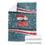 Syria Christmas Blanket with National Flag Motif, Coat of Arms Eagle, and Festive Snowflake Pattern - Wonder Print Shop