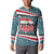 Syria Christmas Button Sweatshirt with National Flag Motif, Coat of Arms Eagle, and Festive Snowflake Pattern - Wonder Print Shop