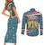 Syria Christmas Couples Matching Short Sleeve Bodycon Dress and Long Sleeve Button Shirt with National Flag Motif, Coat of Arms Eagle, and Festive Snowflake Pattern - Wonder Print Shop