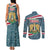 Syria Christmas Couples Matching Tank Maxi Dress and Long Sleeve Button Shirt with National Flag Motif, Coat of Arms Eagle, and Festive Snowflake Pattern - Wonder Print Shop
